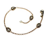 Pulsera Mujer LUREX in Oro amarillo GOCCE DIAMANTATE S S/C 2.40 G